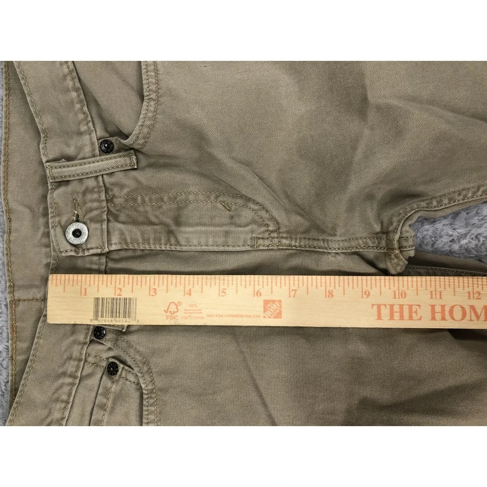 Levi's 510 Jeans Mens Size 28x30 (Tag 28x32) Brown Skinny Denim